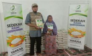 DISTRIBUSI BANTUAN PANGAN UNTUK DHUAFA DI KP CIAPUS BOGOR