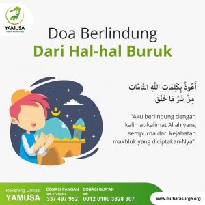 Doa berlindung dari hal-hal buruk Mutiara Surga