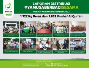 laporan distribusi yamusa pekan ke lima desember 2022