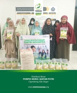 Distribusi Yamusa ke Pesantren Nurul Qur'an - www.mutiarasurga.org