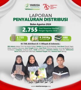 Laporan Penyaluran Program YAMUSA - www.mutiarasurga.org